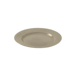 Lyngby Porcelæn Tallerkener * Rhombe Earth Frokosttallerken Ø 23 cm, clay