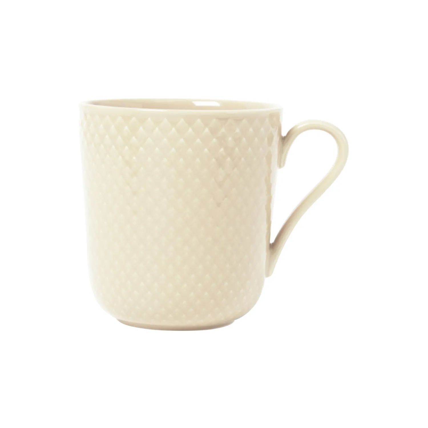 Lyngby Porcelæn Kopper & Krus-Rhombe Earth Krus med hank,