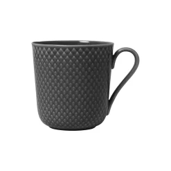 Lyngby Porcelæn Kopper & Krus-Rhombe Earth Krus med hank,