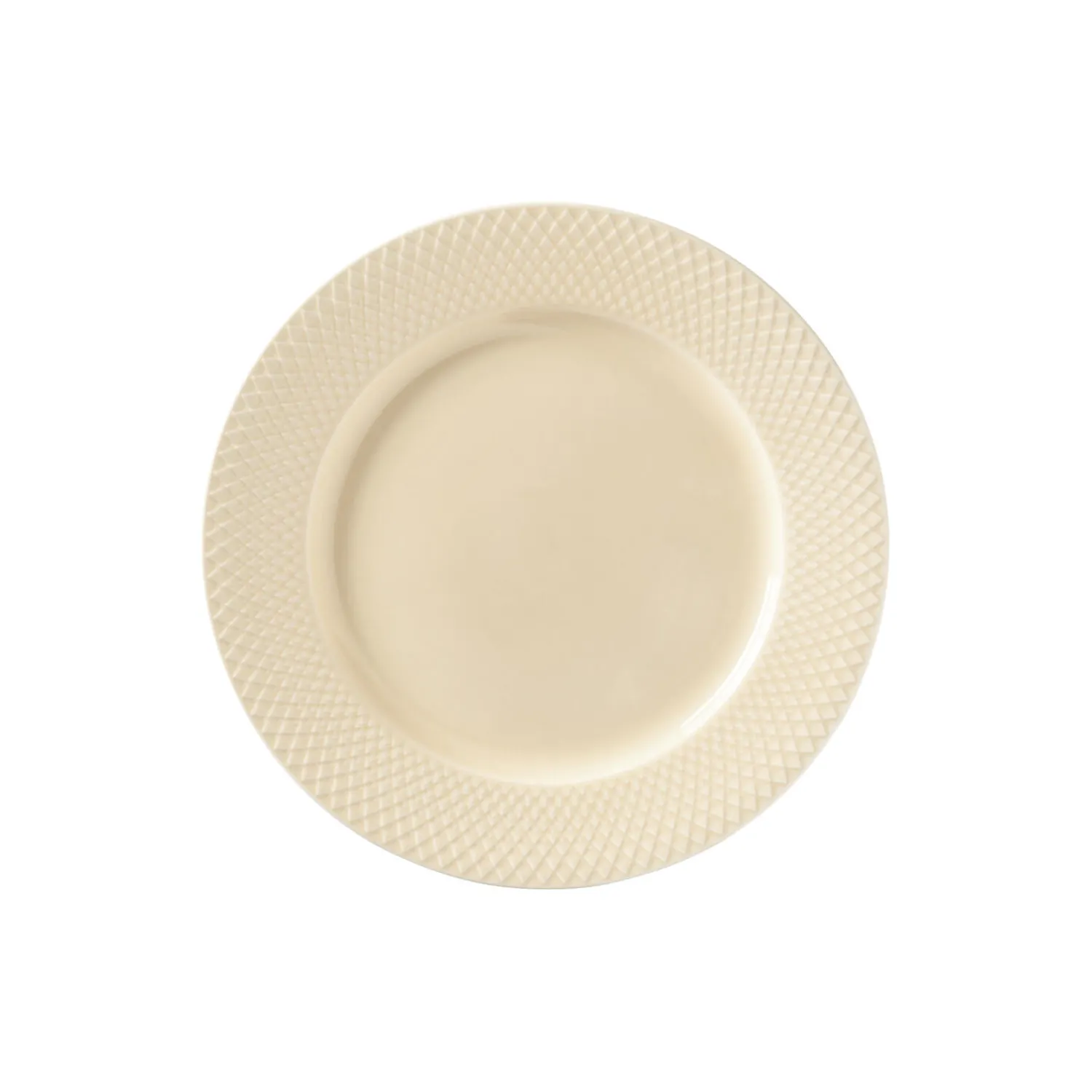 Lyngby Porcelæn Tallerkener * Rhombe Earth Middagstallerken Ø 27 cm, marble