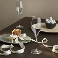Lyngby Porcelæn Skåle & Fade-Rhombe Earth Ovalt serveringsfad,