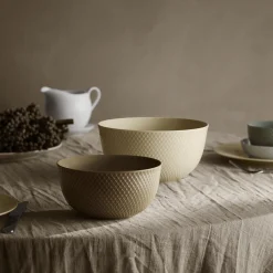 Lyngby Porcelæn Skåle & Fade * Rhombe Earth Skål, marble