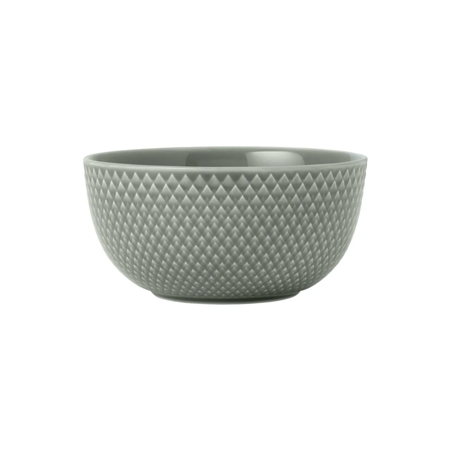 Lyngby Porcelæn Skåle & Fade-Rhombe Earth Skål, moss