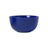 Lyngby Porcelæn Skåle & Fade * Rhombe serveringsskål, mørk blå