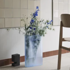 Muuto Vaser-Ridge Vase, /frosted glass