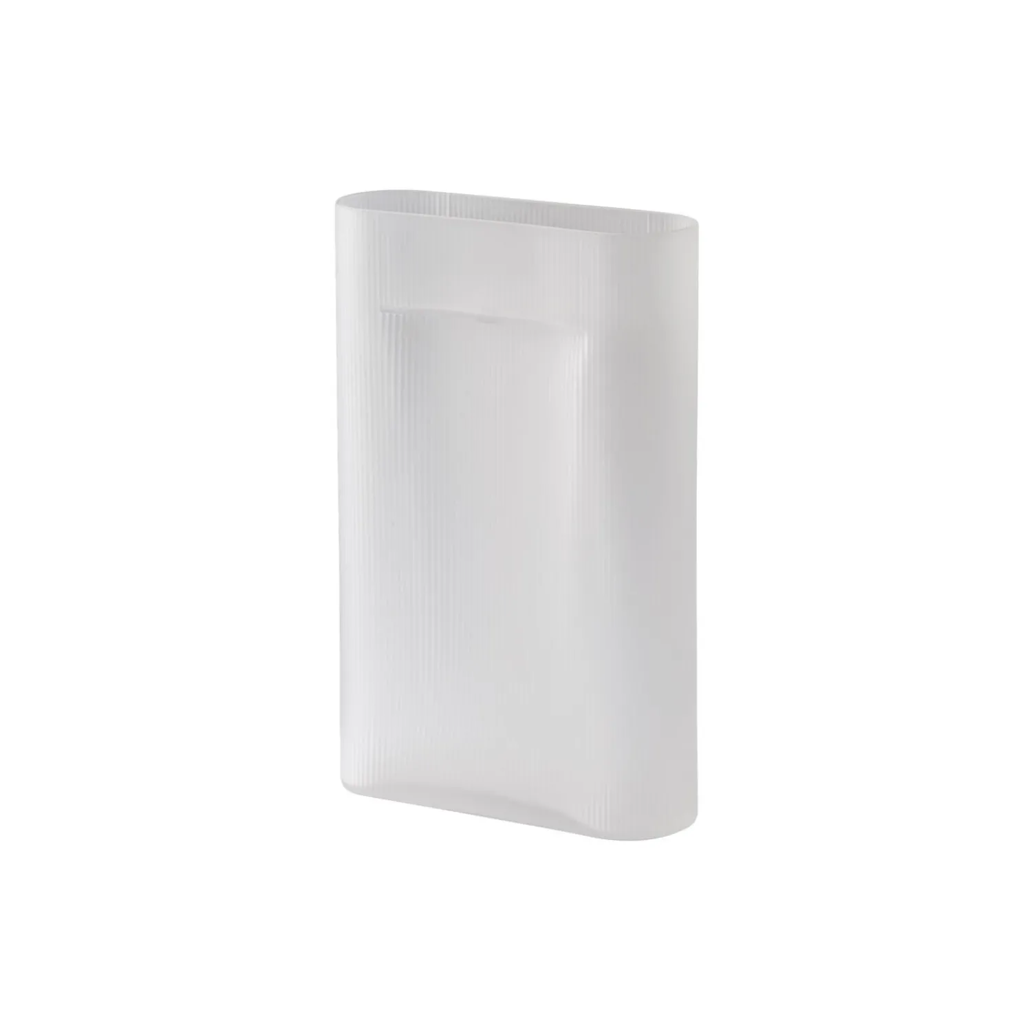 Muuto Vaser-Ridge Vase, /frosted glass