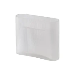 Muuto Vaser-Ridge Vase, /frosted glass