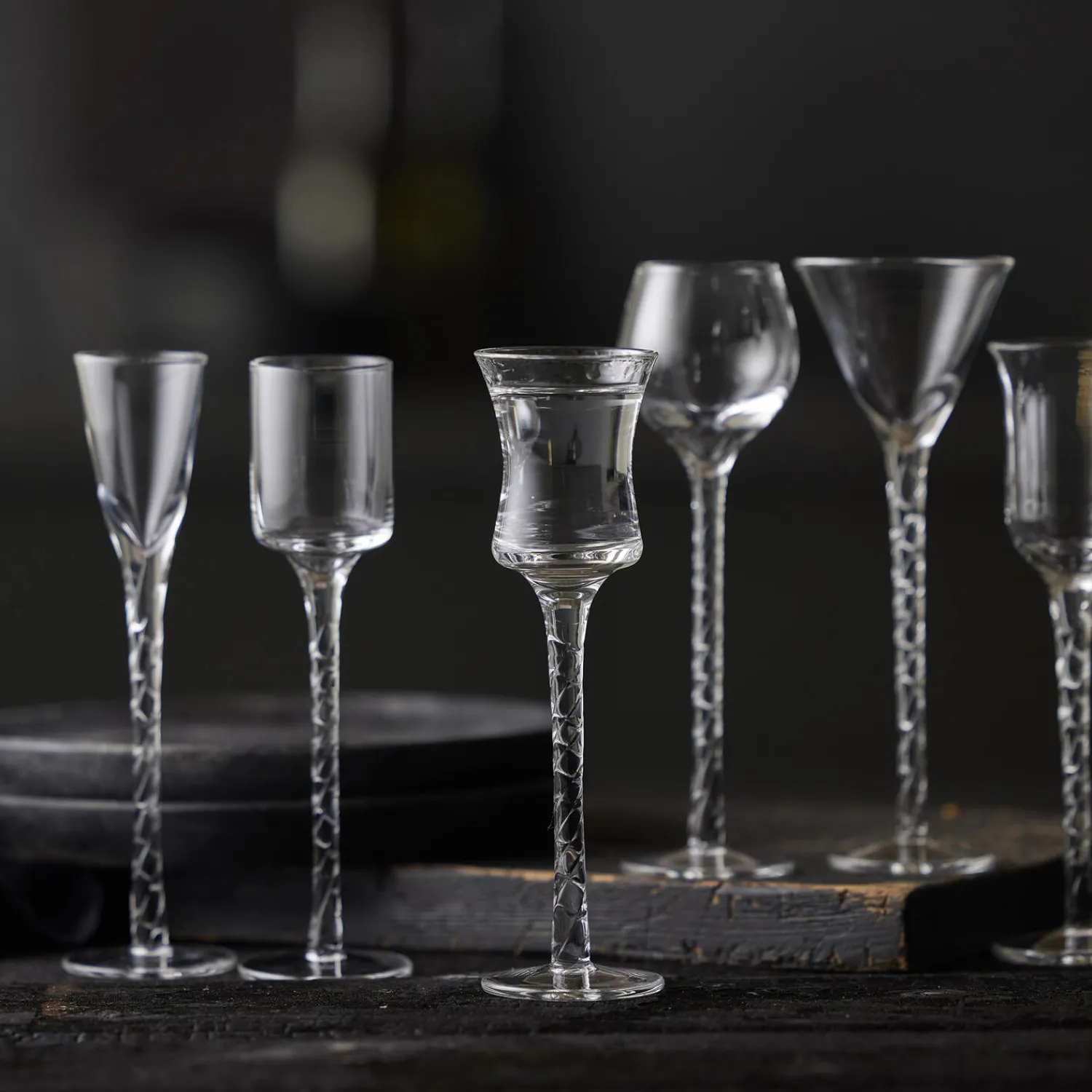 Lyngby Glas Glas * Rom snapseglas 6 stk.