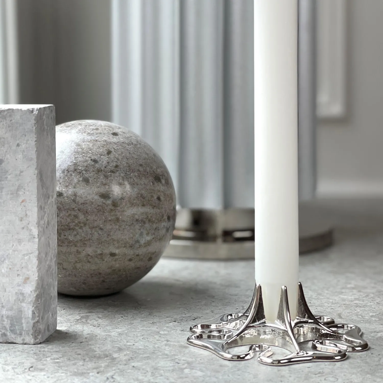 Skultuna Lysestager-Rose Candlestick