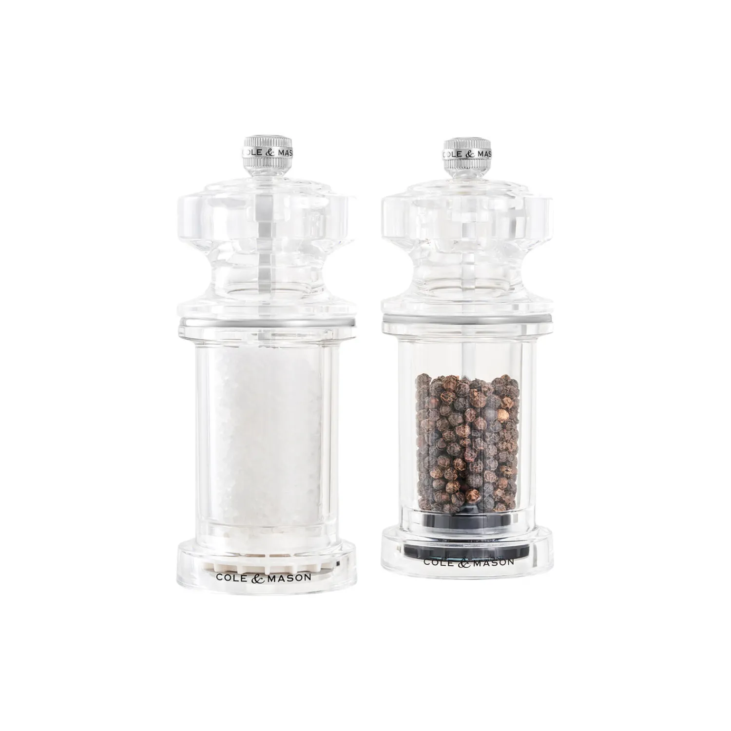 Cole & Mason Køkkenudstyr-605 Salt and pepper set, akryl