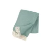 Klippan Yllefabrik Plaider-Samba uld plaid, mint