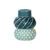 Dottir Nordic Design Lysestager * Samsurium Candlestack set of 2 pcs., petrol & peacock