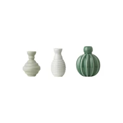 Dottir Nordic Design Vaser * Samsurium Minibell vasesæt, green