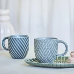 Dottir Nordic Design Kopper & Krus-Samsurium Twirl krus, midnight