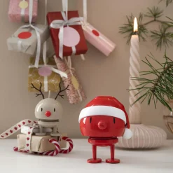 Hoptimist Figurer & Glaskunst * Santa Bumble, red