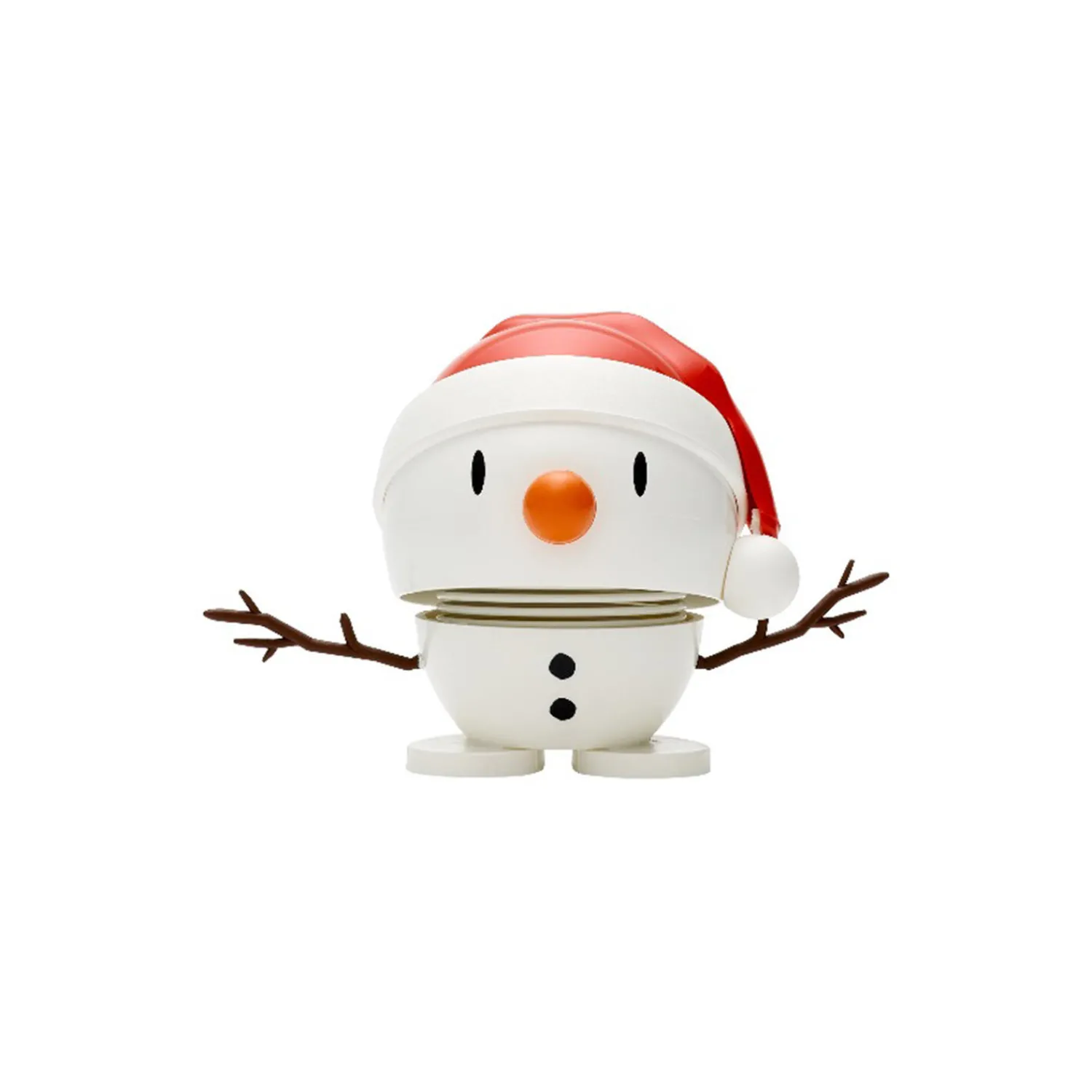 Hoptimist Figurer & Glaskunst-Santa Snowman, white