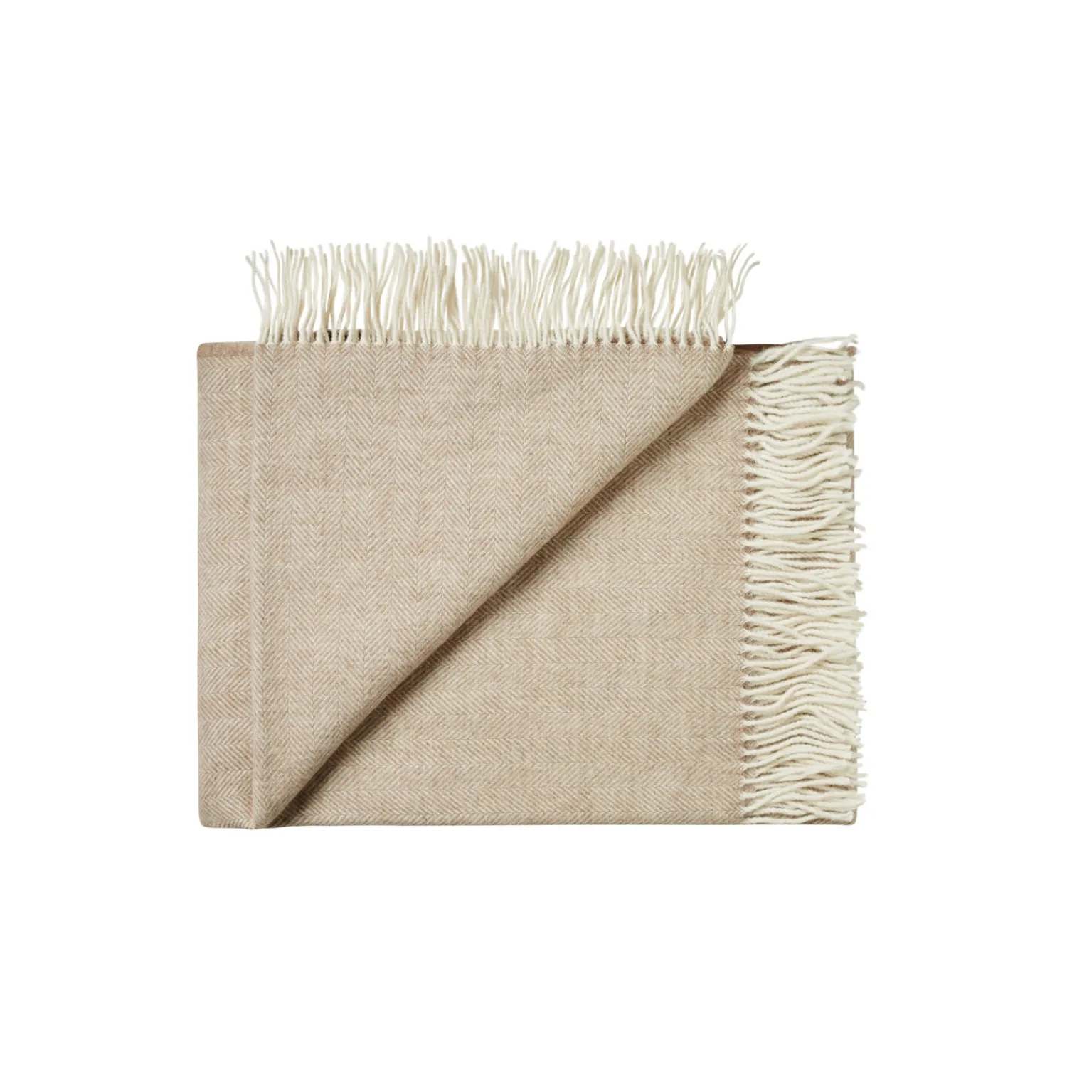 Silkeborg Uldspinderi Plaider-Sevilla plaid, 05153 barley beige