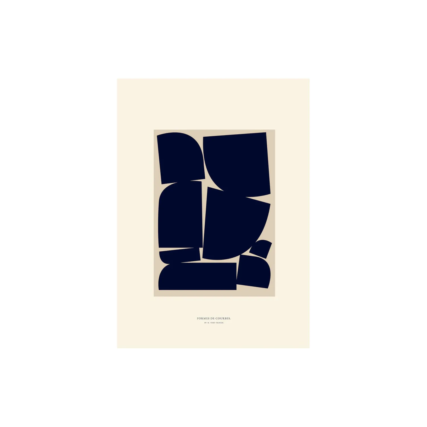 Peléton Plakater & Rammer-Shapes of curves 05