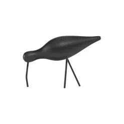 Normann Copenhagen Figurer & Glaskunst-Shorebird, black/black