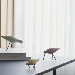 Normann Copenhagen Figurer & Glaskunst-Shorebird, light yellow