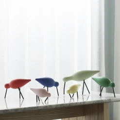Normann Copenhagen Figurer & Glaskunst-Shorebird, red