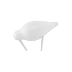 Normann Copenhagen Figurer & Glaskunst * Shorebird, white/white
