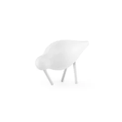 Normann Copenhagen Figurer & Glaskunst * Shorebird, white/white