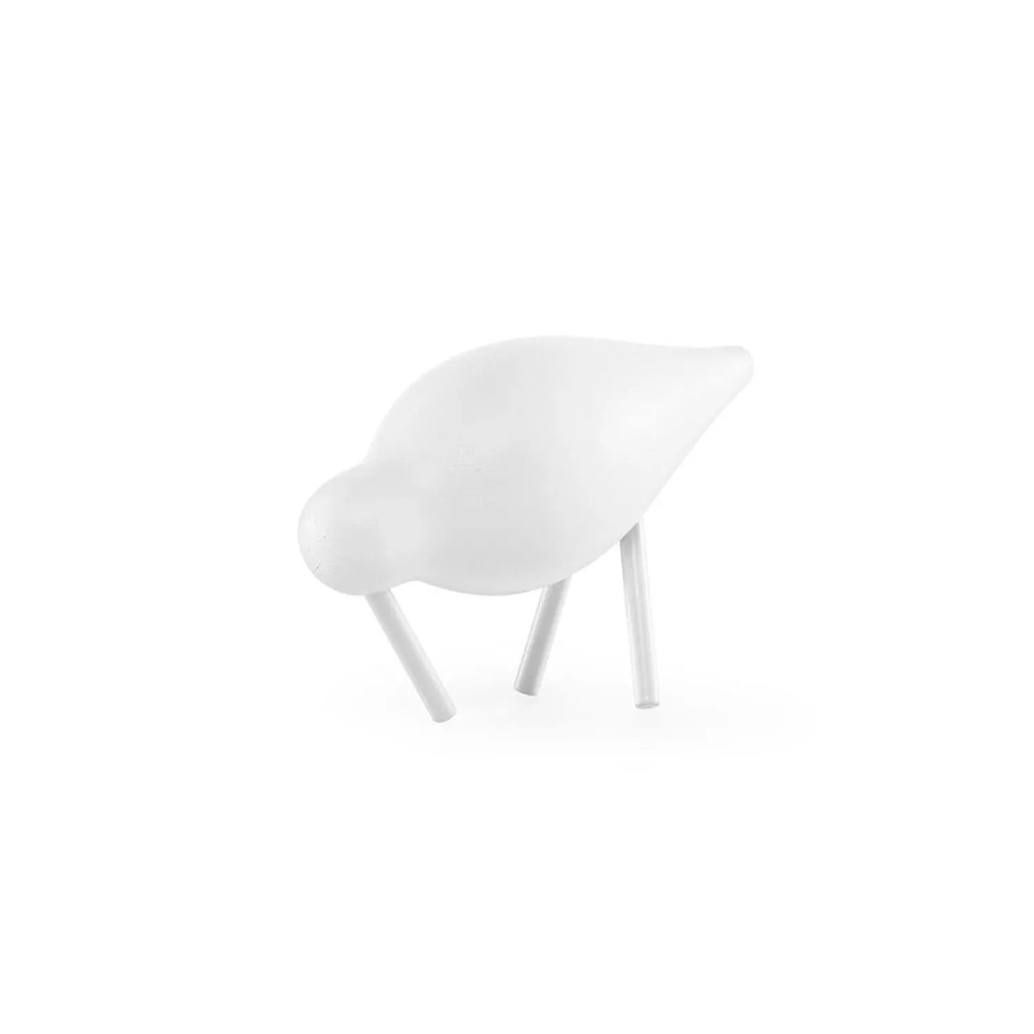 Normann Copenhagen Figurer & Glaskunst * Shorebird, white/white