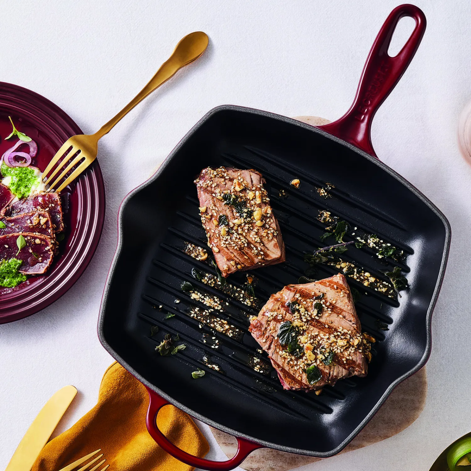 Le Creuset Gryder & Pander * Signature Kvadratisk grillpande,