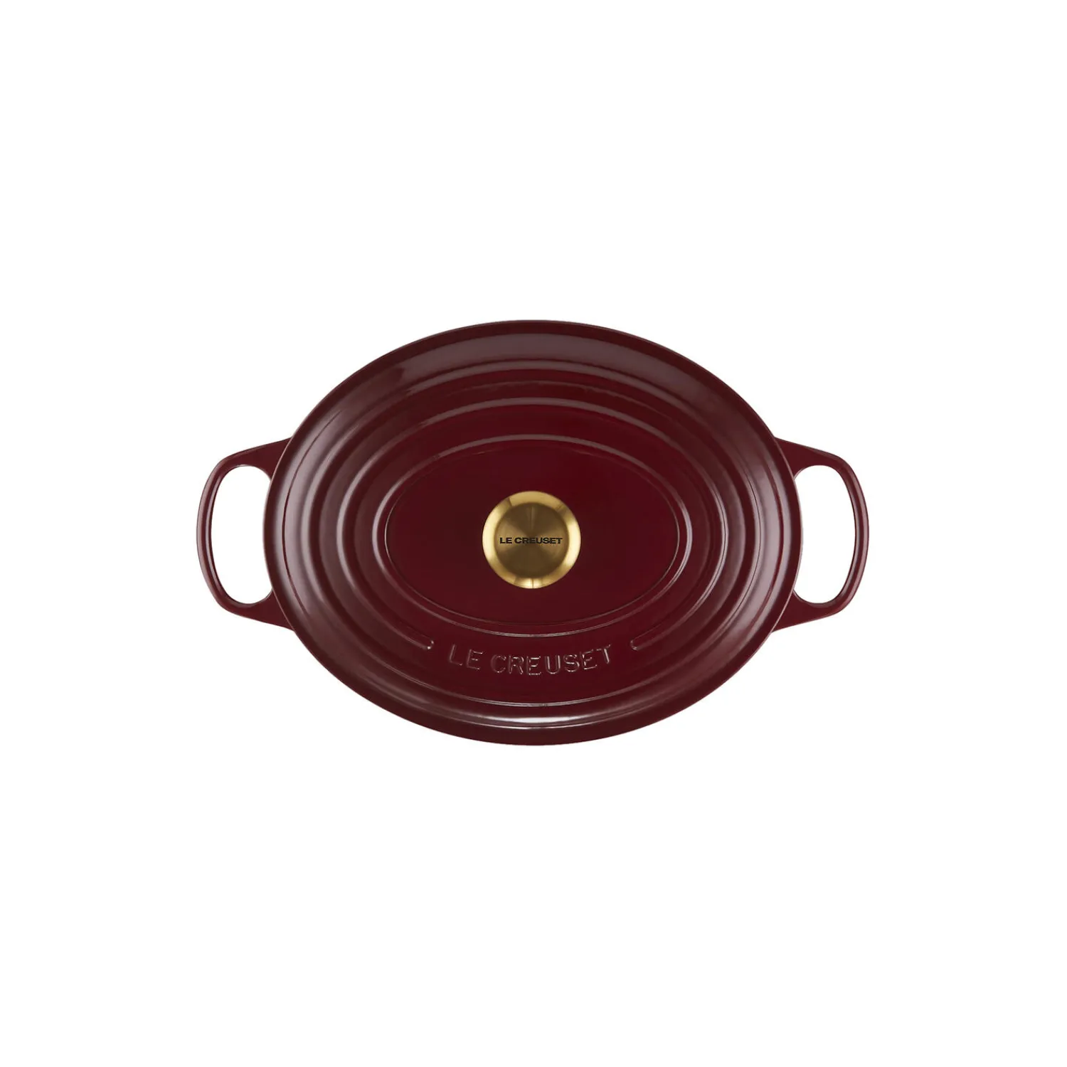 Le Creuset Gryder & Pander * Signature oval gryde 6,3 L, garnet