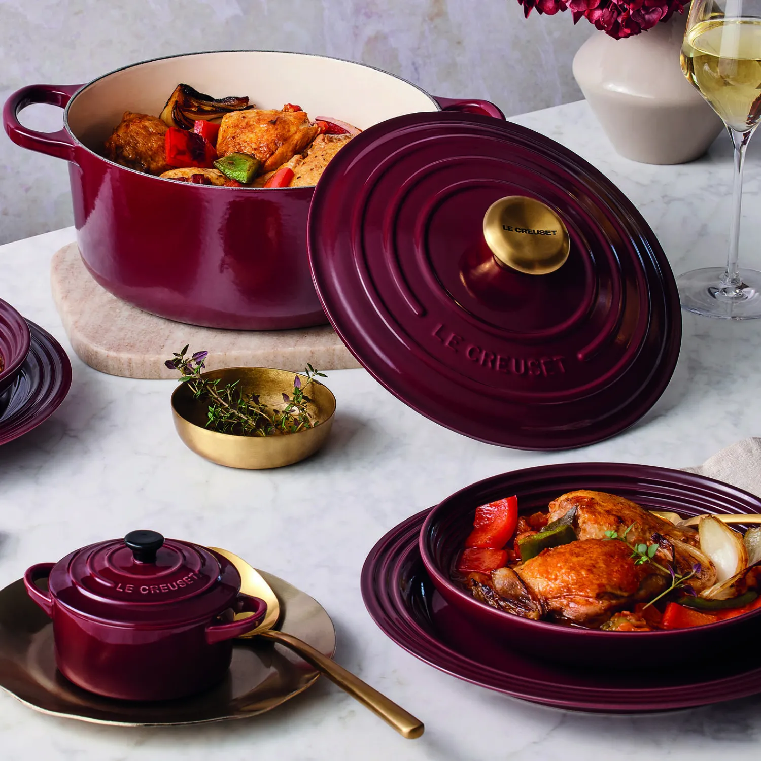 Le Creuset Gryder & Pander * Signature rund gryde Ø 24 cm,