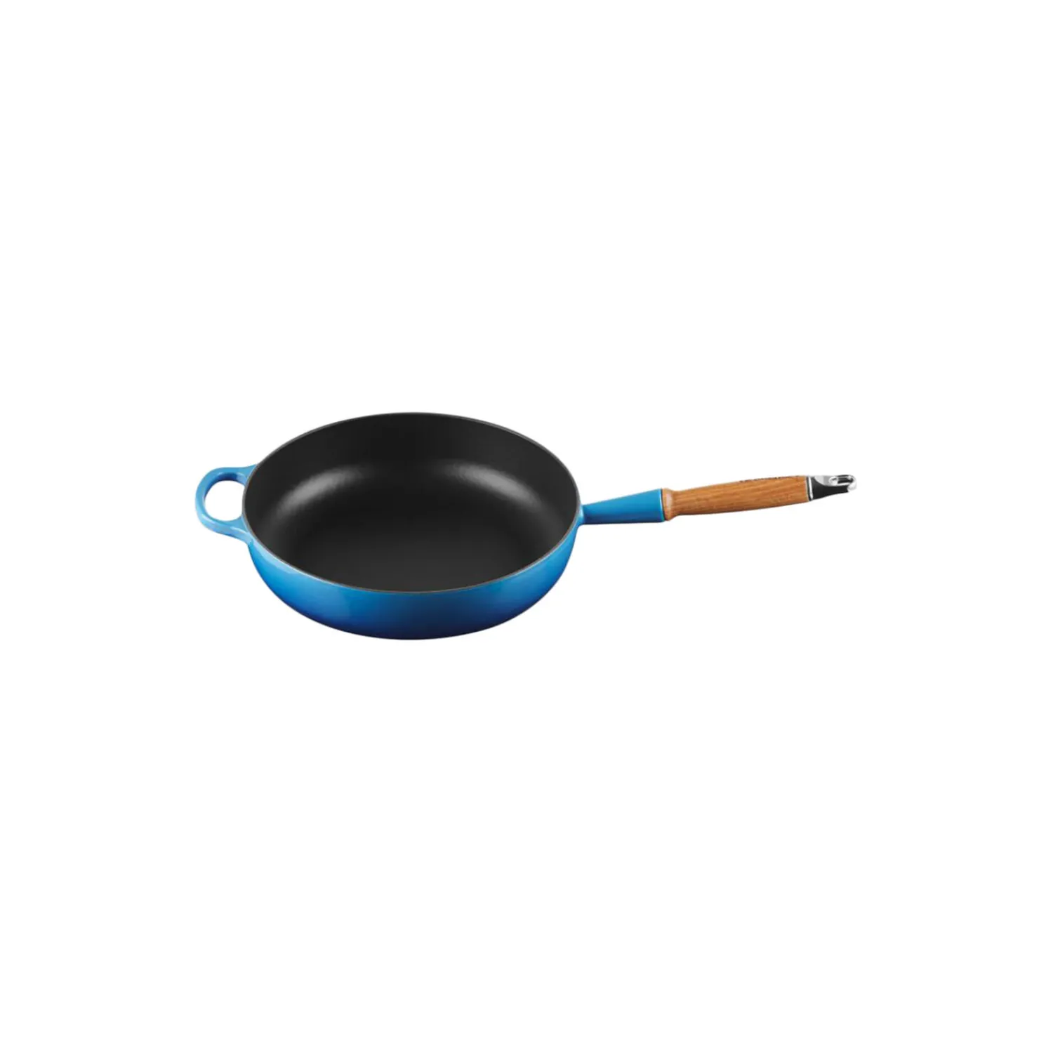 Le Creuset Gryder & Pander-Signature stegepande med træhåndtag Ø 28 cm,