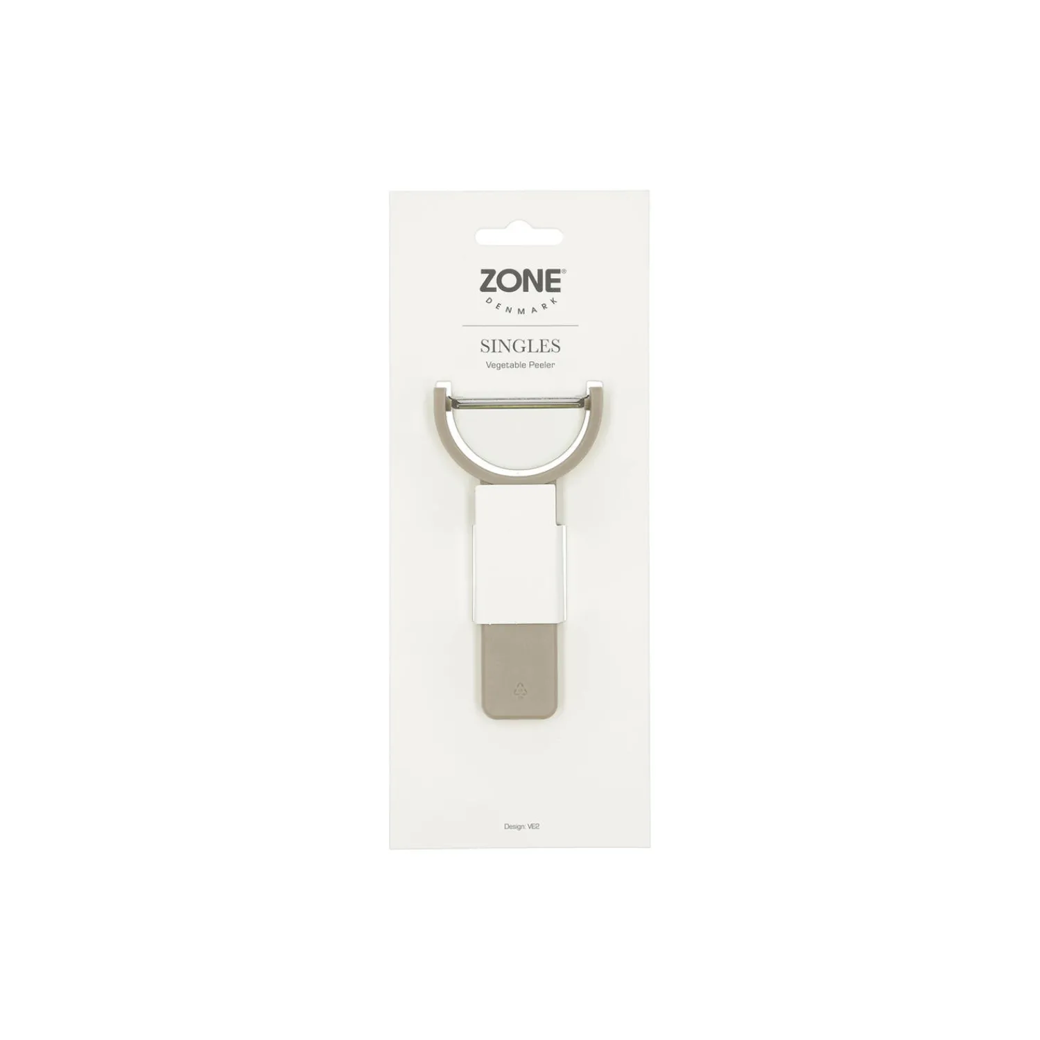 Zone Denmark Køkkenudstyr * Singles grøntsagsskræller, soft taupe