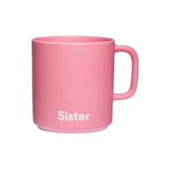 Design Letters Kopper & Krus * SISTER favourite kop med hank VIP