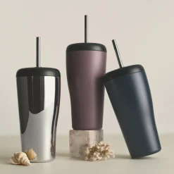 Georg Jensen To Go * Sky Rejsekrus Med Sugerør