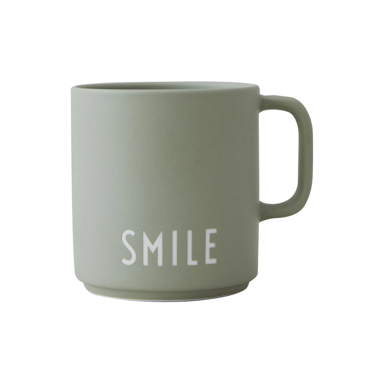 Design Letters Kopper & Krus * SMILE favoritkop med hank,