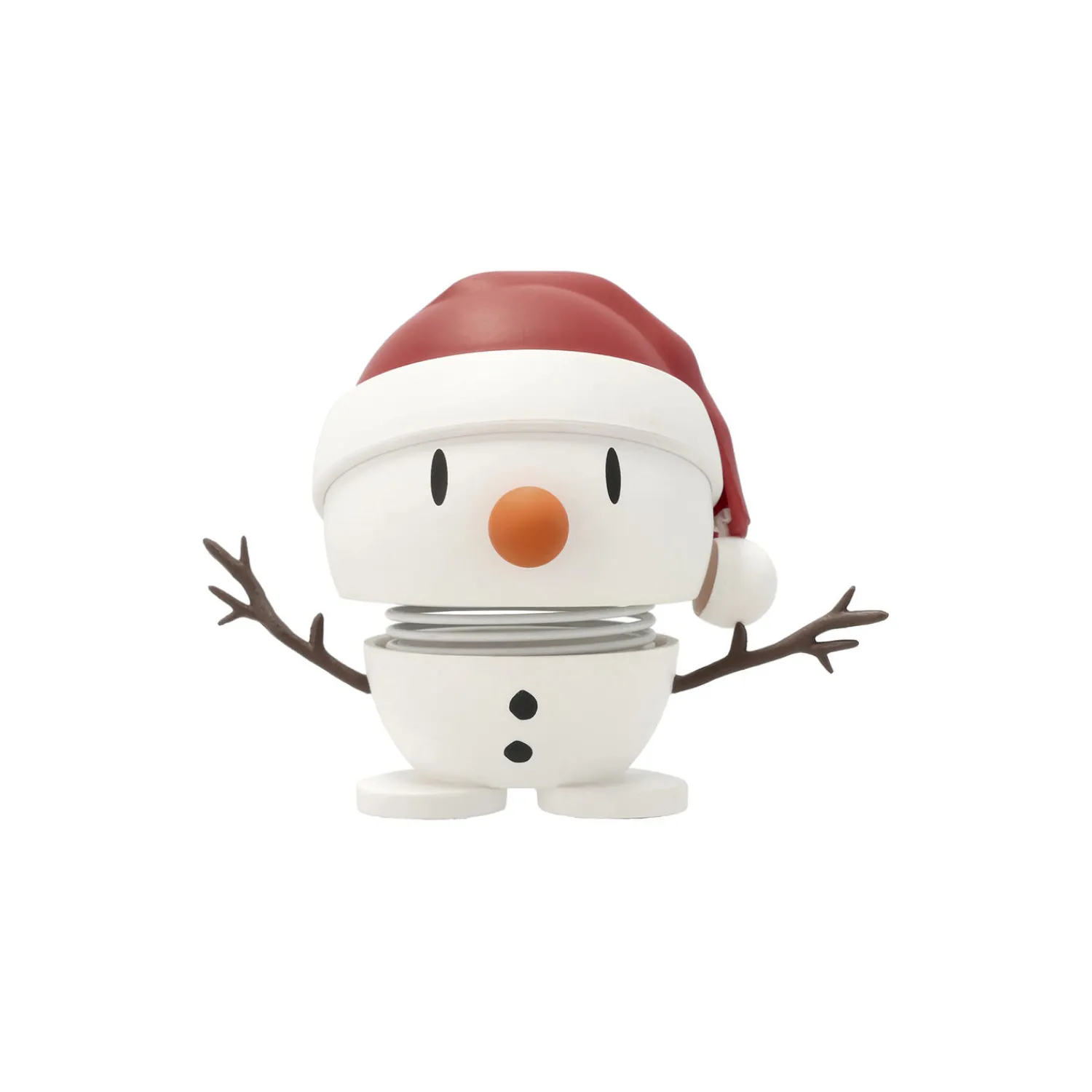 Hoptimist Figurer & Glaskunst-Soft Santa Snowman S, white