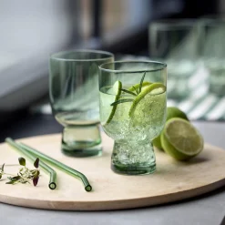 Lyngby Glas Glas * Sorrento vandglas 4 stk., grøn