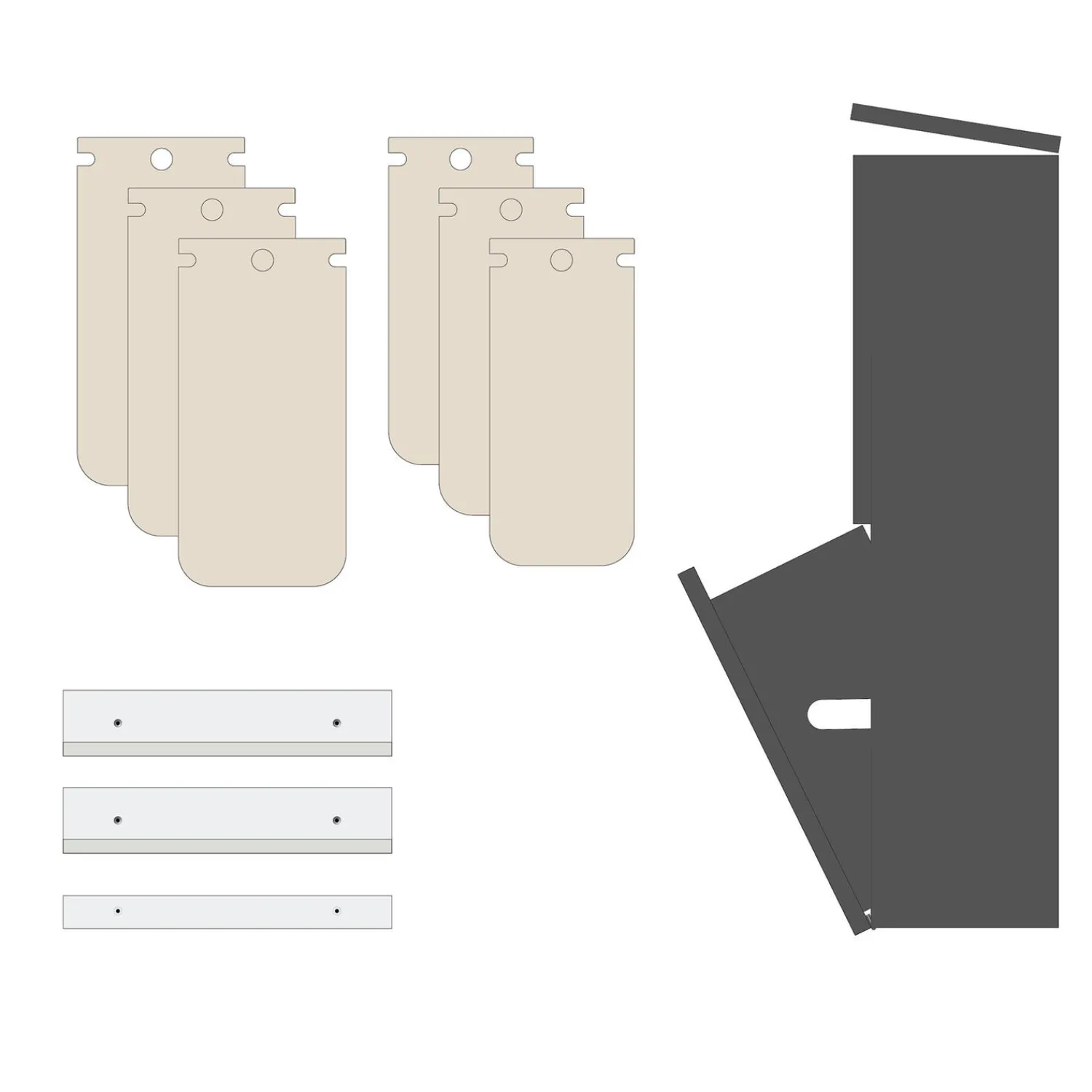 DesignLife Affaldssortering * SORTED Standard Tall affaldssortering,