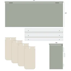 DesignLife Affaldssortering-SORTED Standard Wide affaldssortering,