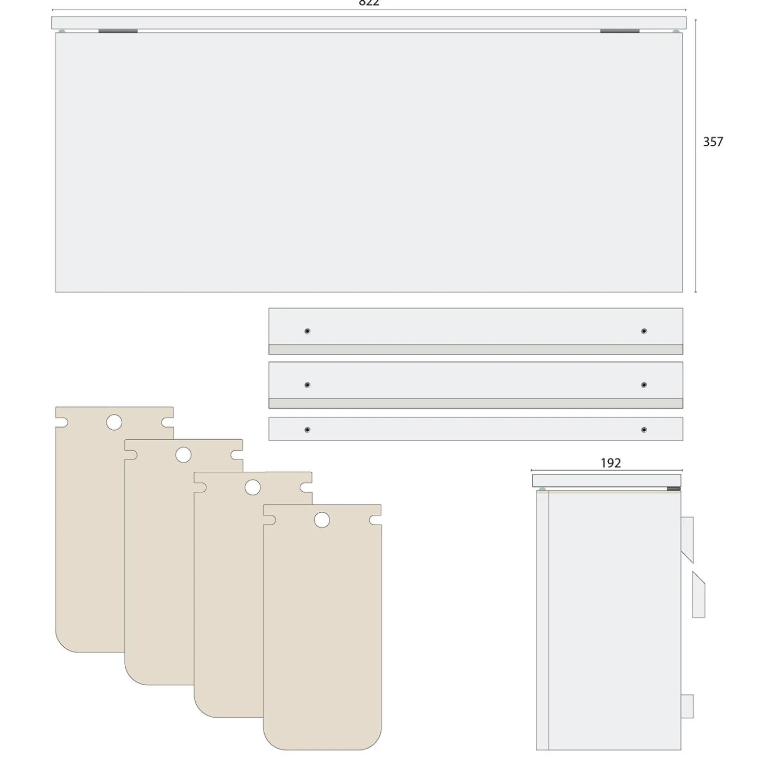 DesignLife Affaldssortering * SORTED Standard Wide affaldssortering,