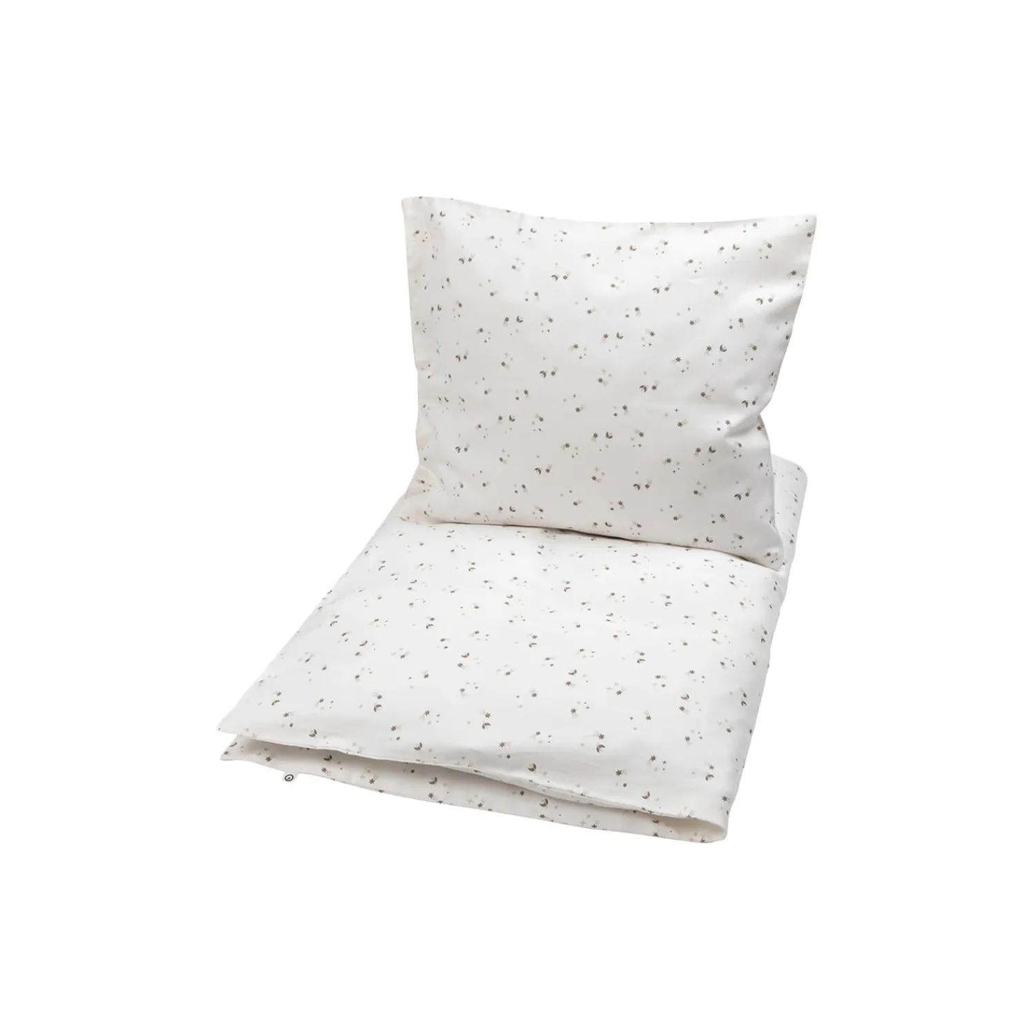 Børn Müsli by Green Cotton Soveudstyr|Sengetøj-SPARKLE junior sengetøj, balsam cream/walnut