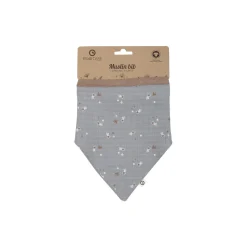 Børn Müsli by Green Cotton Badeudstyr|Håndklæder * STARS hagesmæk/savlesmæk 2-pak, jasmin blue/balsam cream/walnut