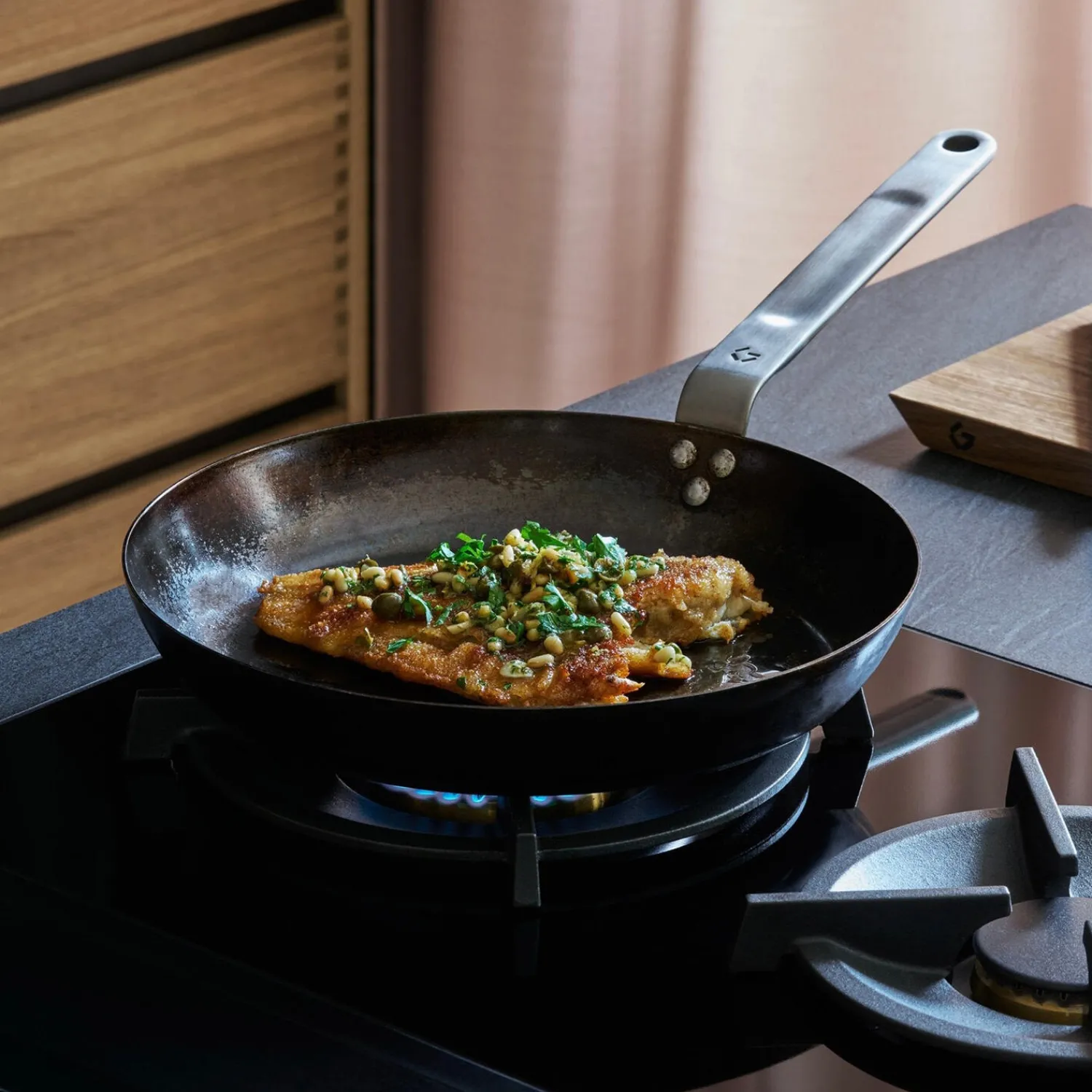 Gastrotools Gryder & Pander * Stegepande carbonstål Ø 24 cm