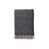 Klippan Yllefabrik Plaider-Stella uld plaid, coke grey