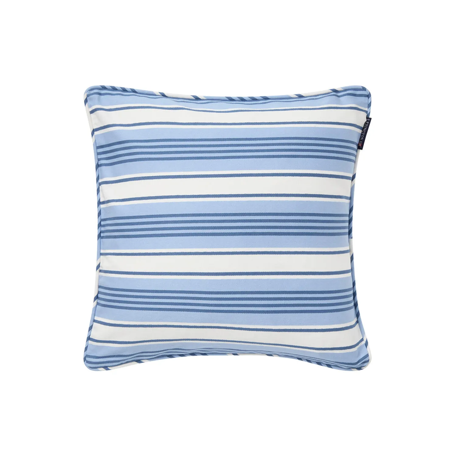 Lexington Pyntepuder & Hynder-Striped Organic Cotton Twill Cushion Cover,