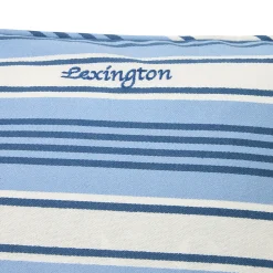 Lexington Pyntepuder & Hynder-Striped Organic Cotton Twill Cushion Cover,