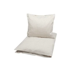 Børn Müsli by Green Cotton Soveudstyr|Sengetøj * STRIPE junior sengetøj, balsam cream/cashmere