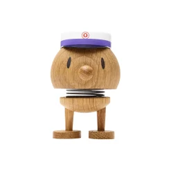Hoptimist Figurer & Glaskunst * Student Bumble, oak