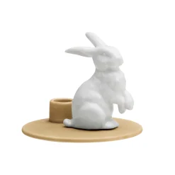 Dottir Nordic Design Lysestager-Sweet Stories Hare lysestage, mustard